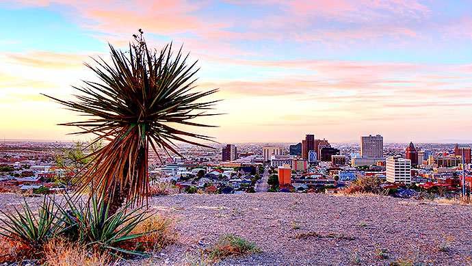 Our Hotel Location at Paso Del Norte